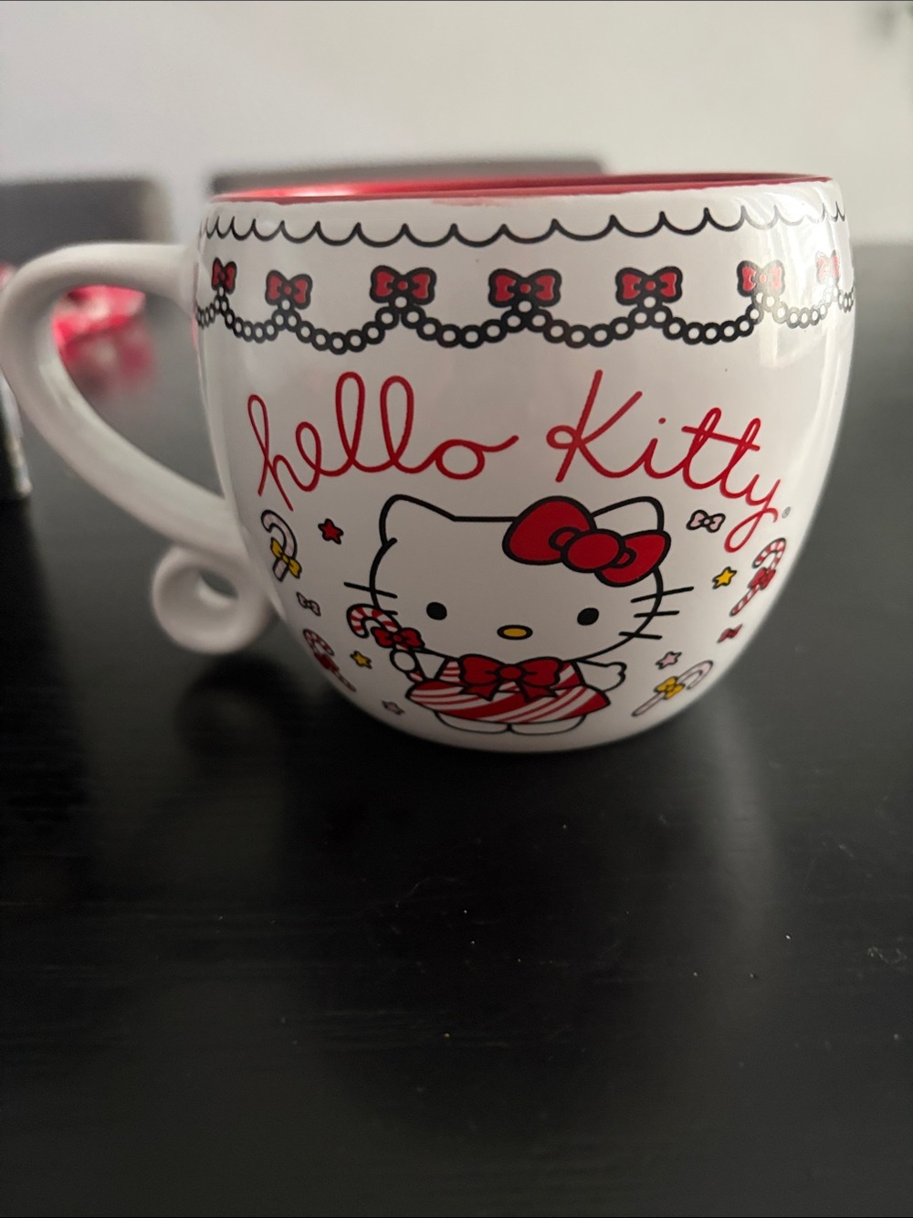Sanrio Hello Kitty White & Red Ceramic Mug